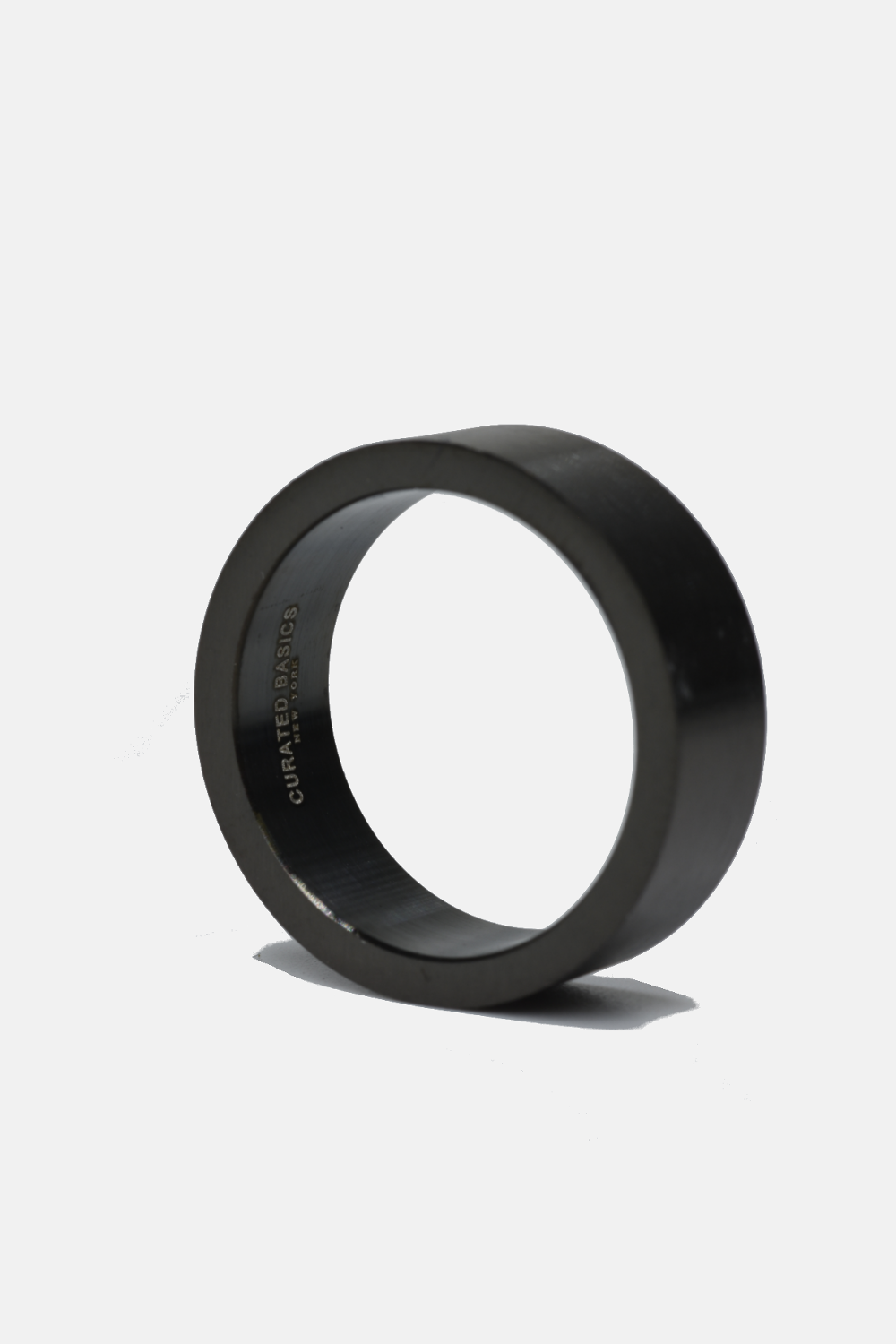 Black ring with 'Crescent Moon' branding on a white background