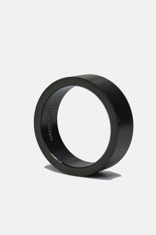 Black ring with 'Crescent Moon' branding on a white background