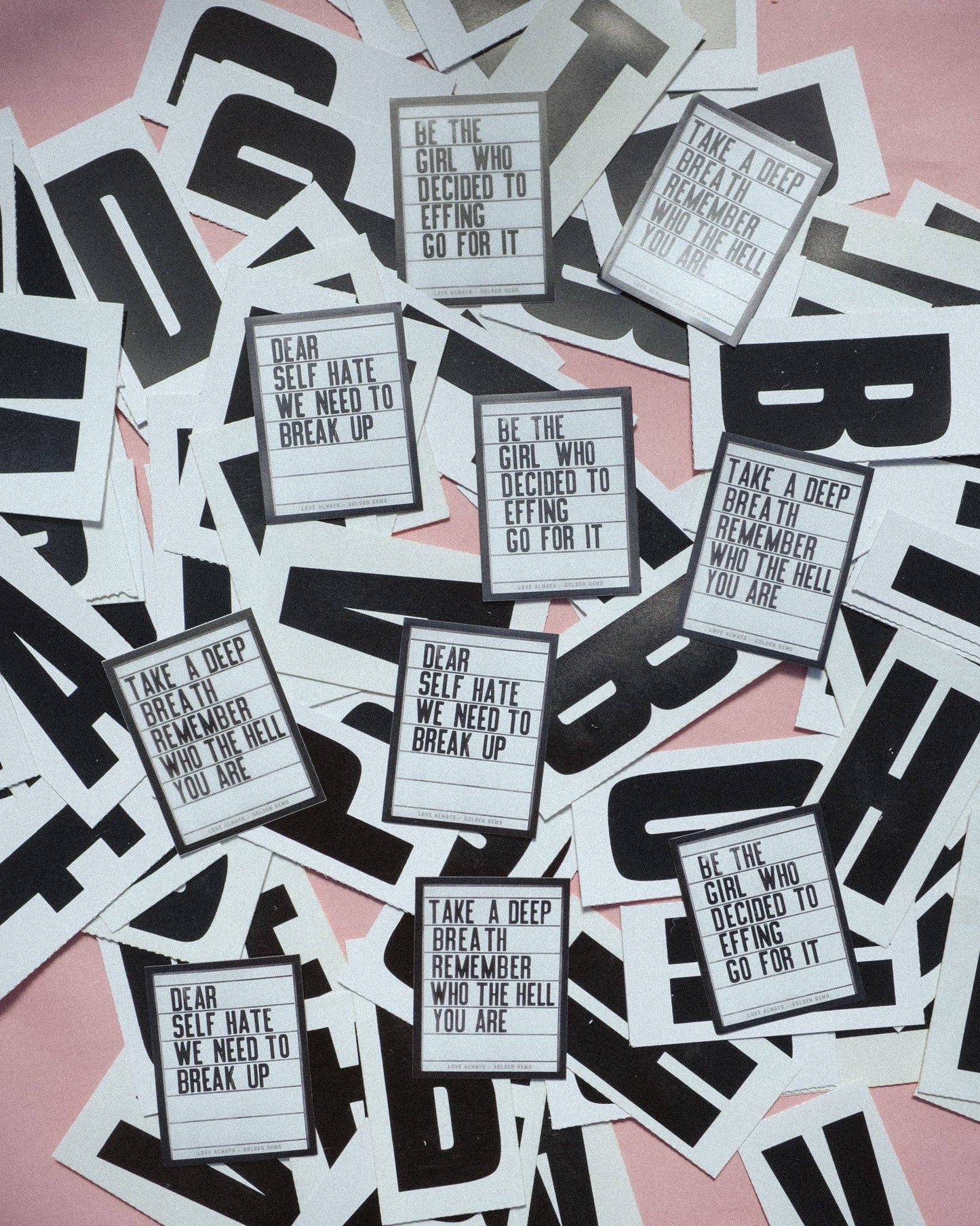 Take A Deep Breath Letterboard Sticker