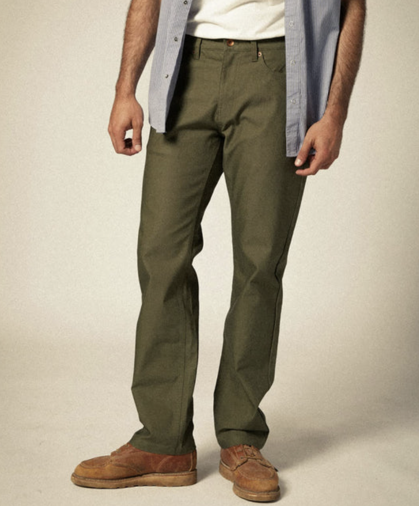 Builders 5 Pocket Stretch Pant - Ivy Green