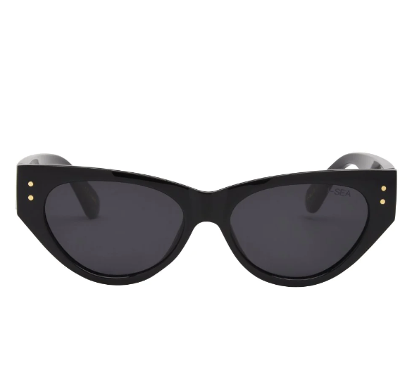 Carly Sunglasses - Black Smoke Polarized