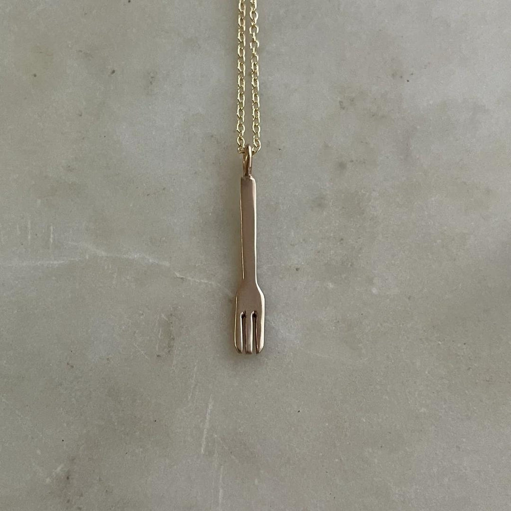 Fork Pendant Necklace