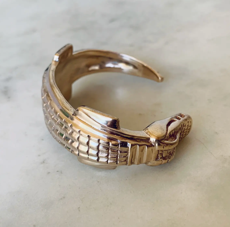 Alligator Cuff - Bronze