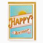 Starburst Birthday Card