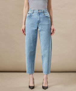 Linda Balloon Fit High Rise Jean - Light Wash