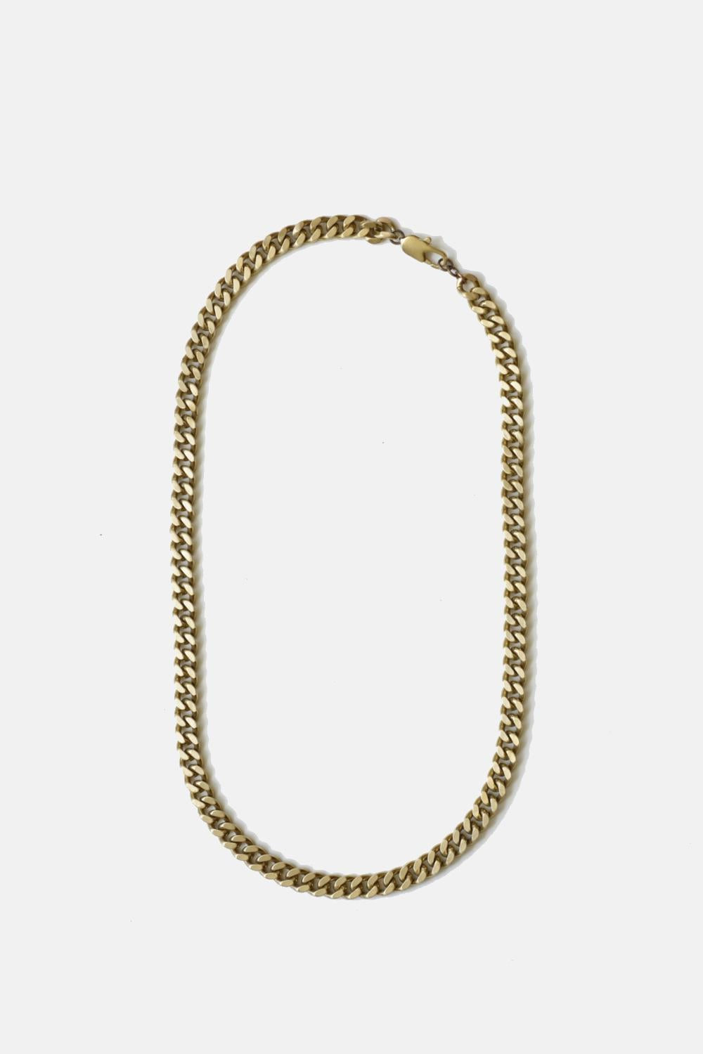 9mm Brass Chain Necklace - 24"