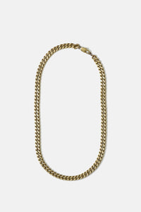 9mm Brass Chain Necklace - 24"