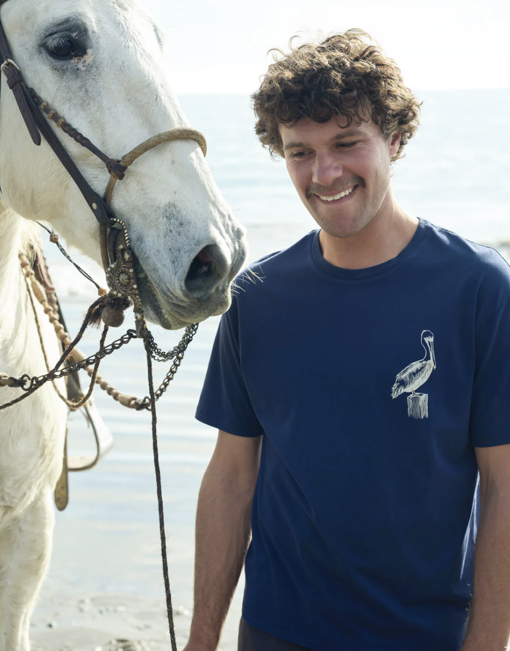 New Pelican Tee - Navy
