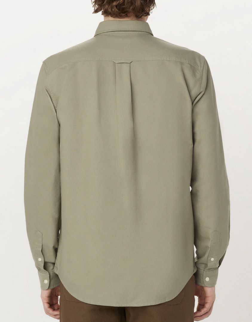 The Jasper Oxford Shirt - Vetiver Green