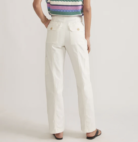 Aria Utility Pant - White