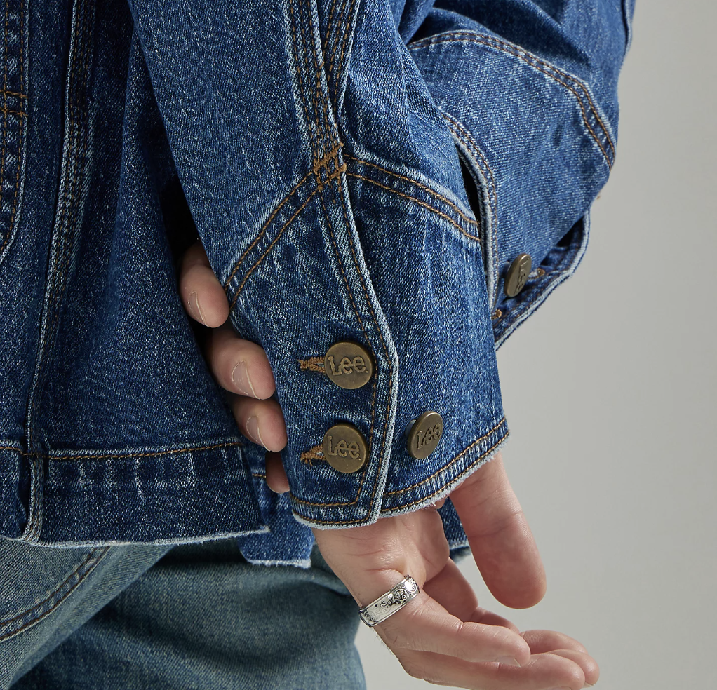 Denim Chore Coat - Mid Wash