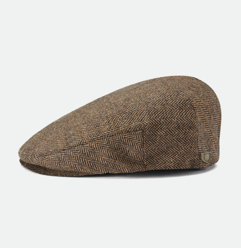 Hooligan Flat Cap - Brown/Khaki