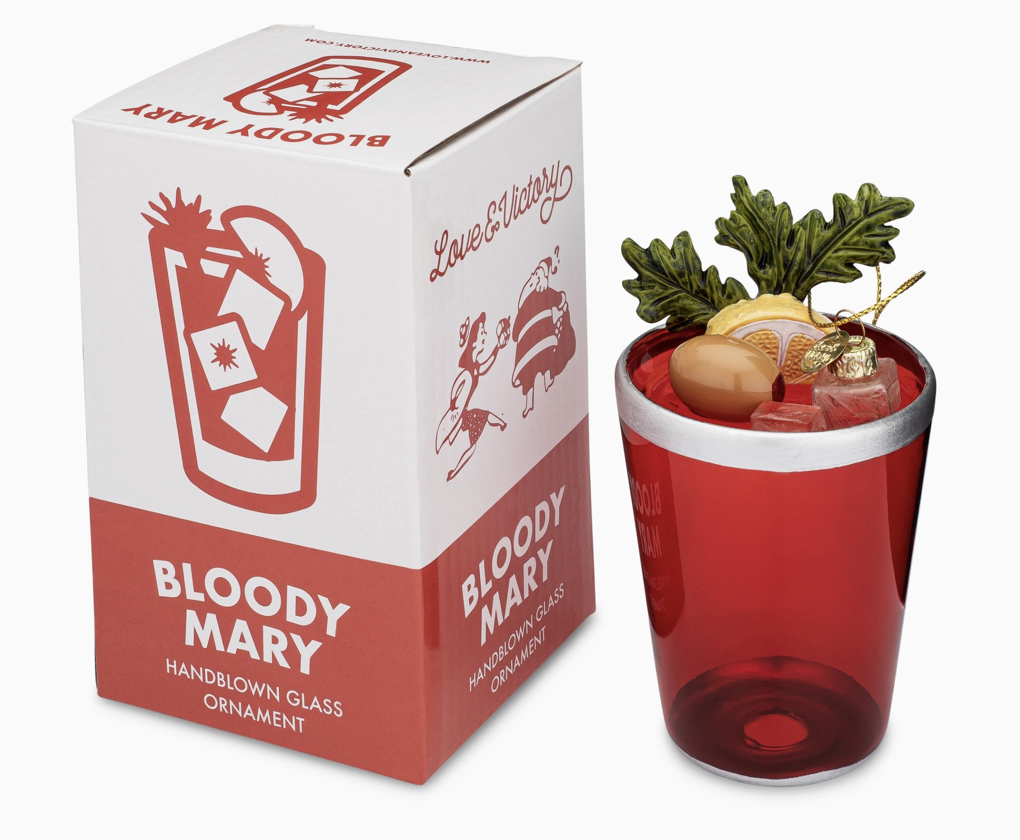 Bloody Mary Cocktail Holiday Ornament