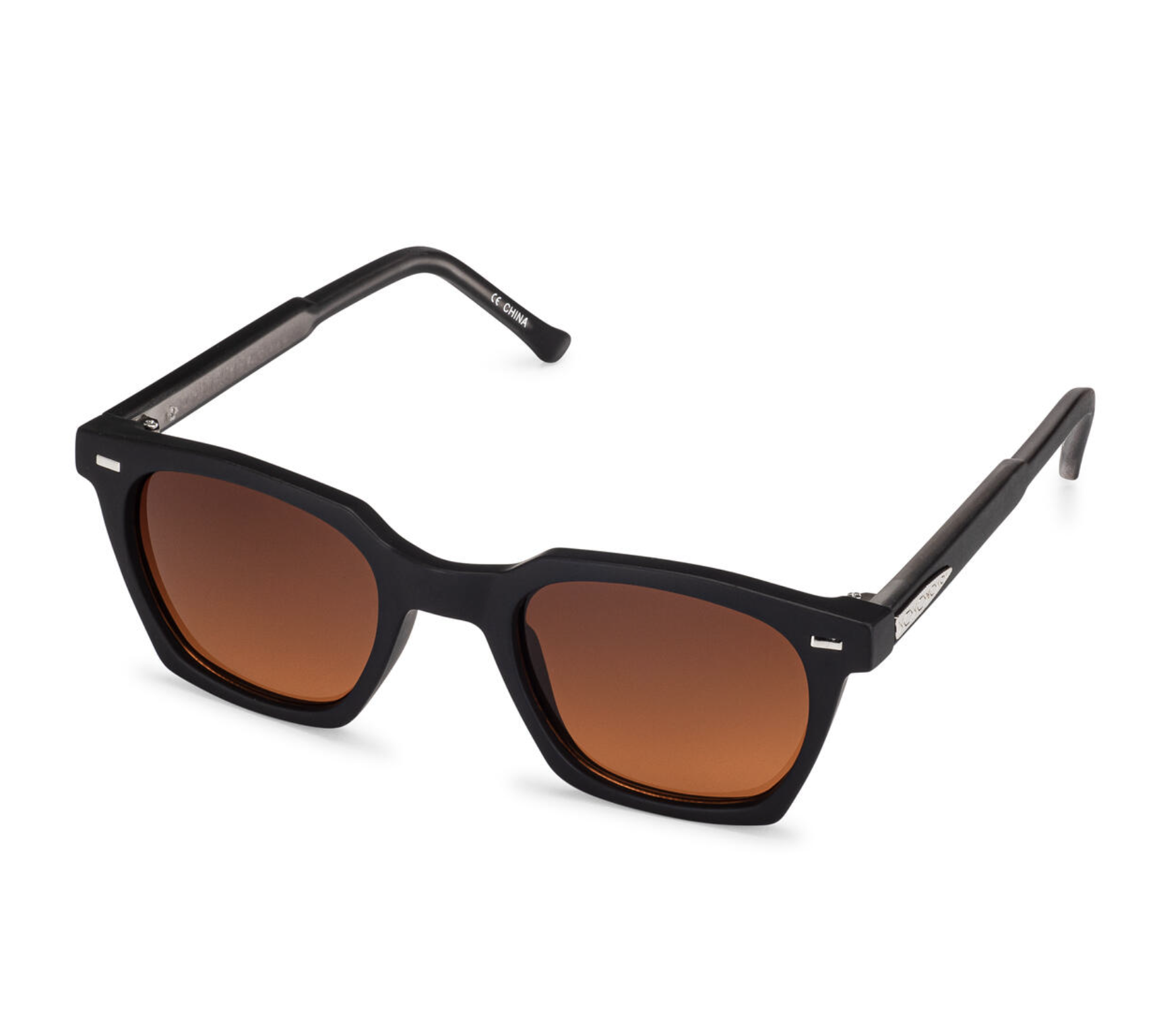 BC2 Sunglasses - Matte Black/Brown