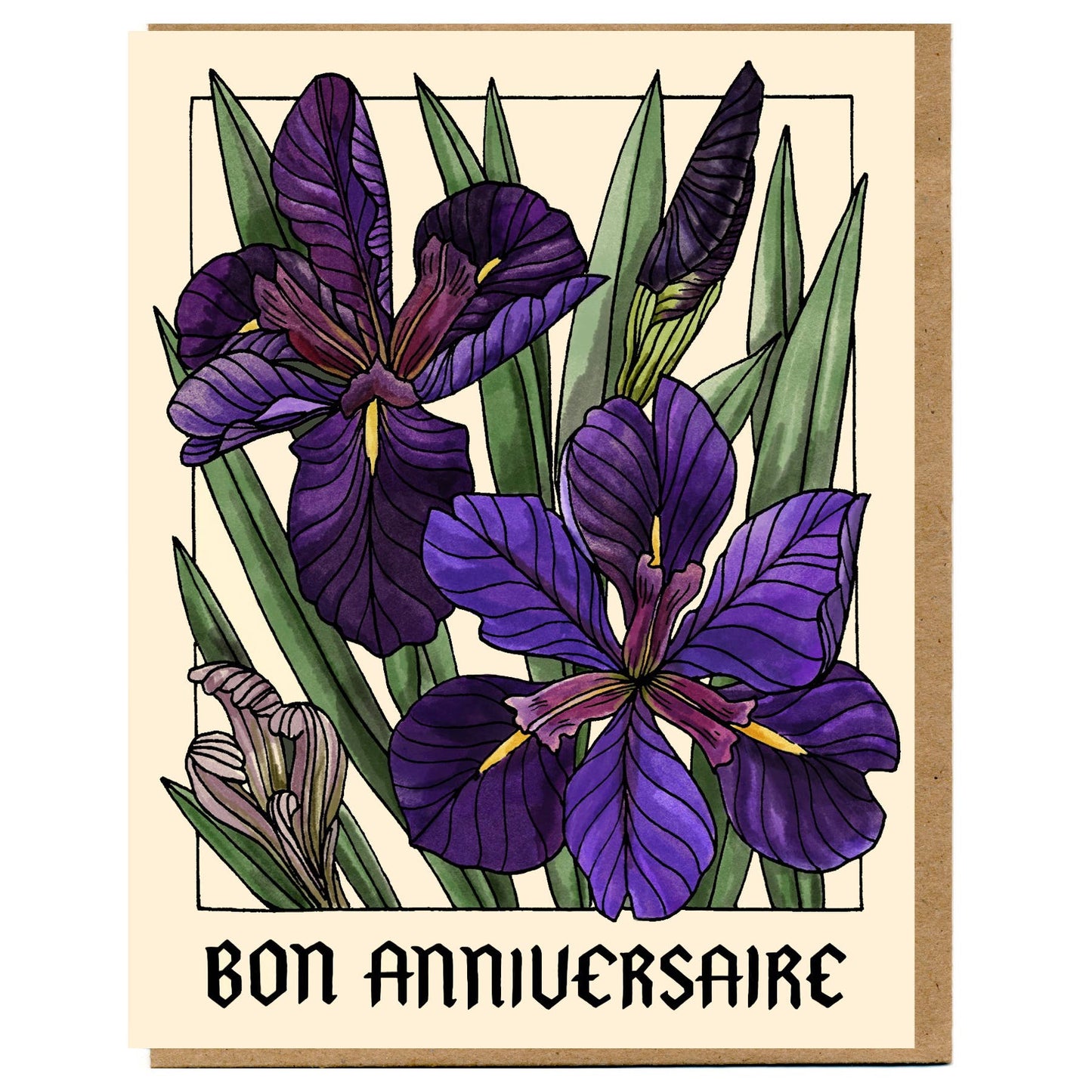 Bon Anniversaire Card