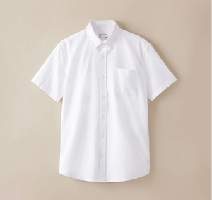 The Short-Sleeved Jasper Oxford Shirt - White