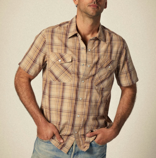 Wayne Western Shirt - Western Plaid