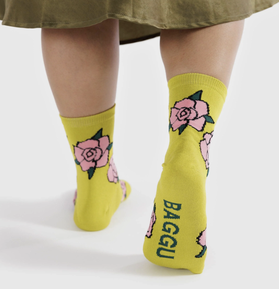 Crew Socks - Rose