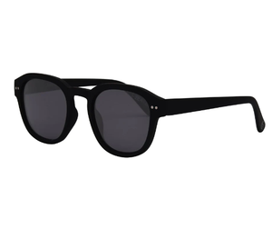 Barton Sunglasses - Black/Smoke Polarized