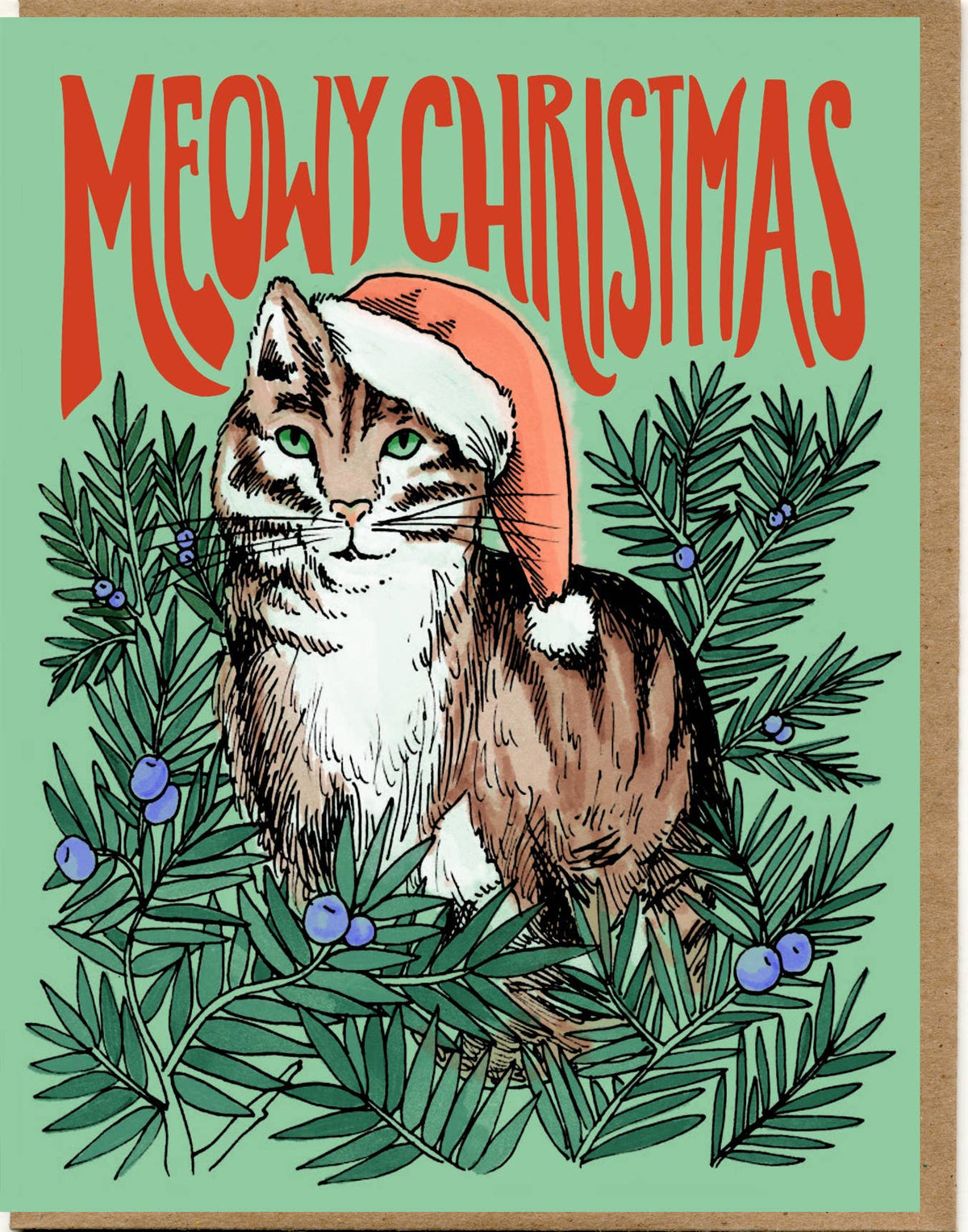 Meowy Christmas Card