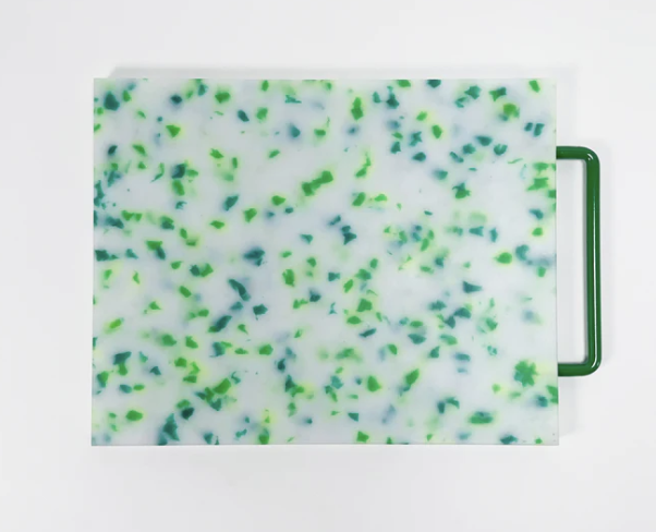 Large Cutting Board - Green/White