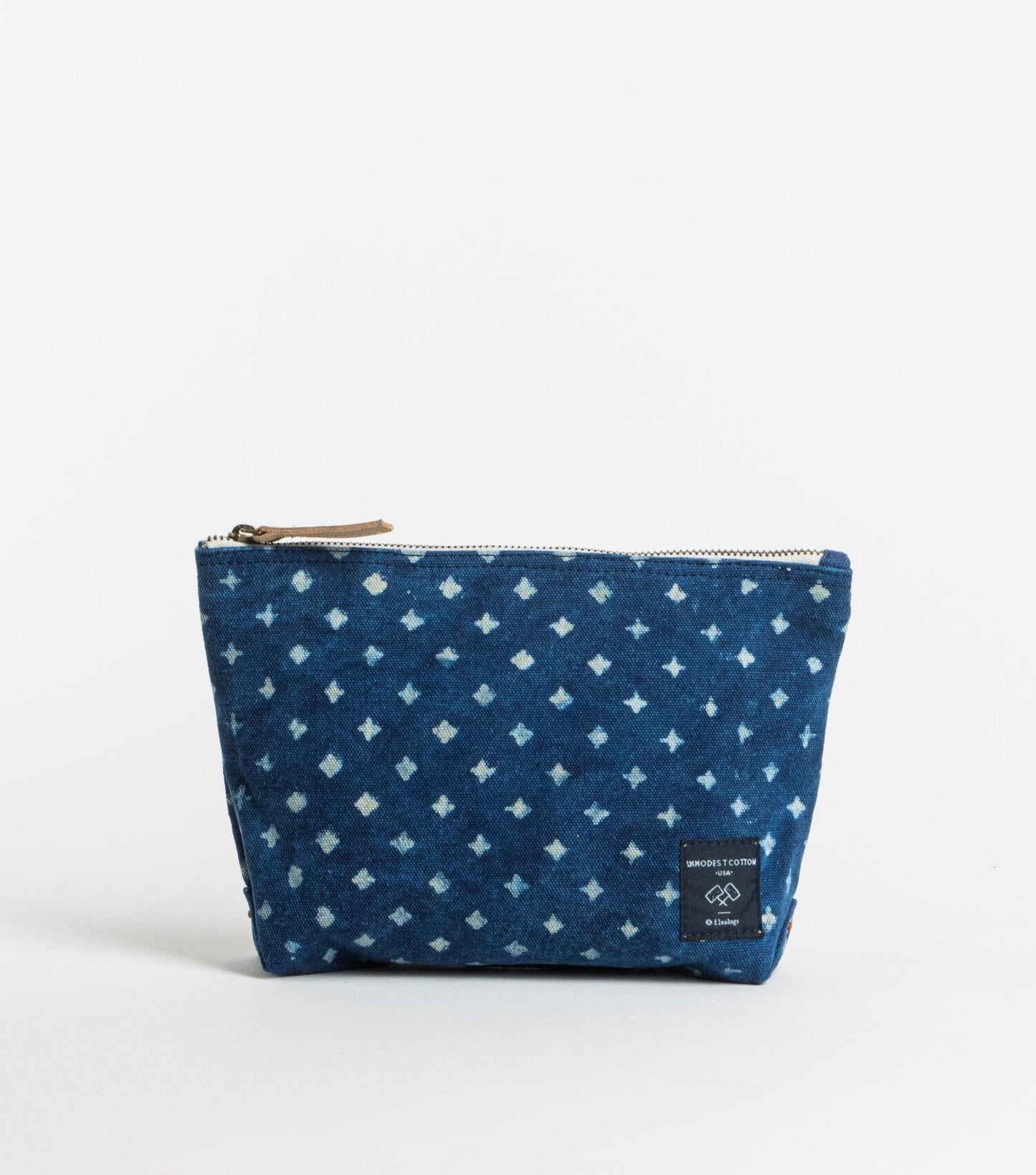 Sardine Pouch - Indigo Cross