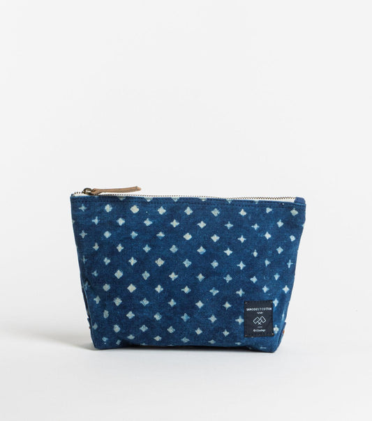 Sardine Pouch - Indigo Cross