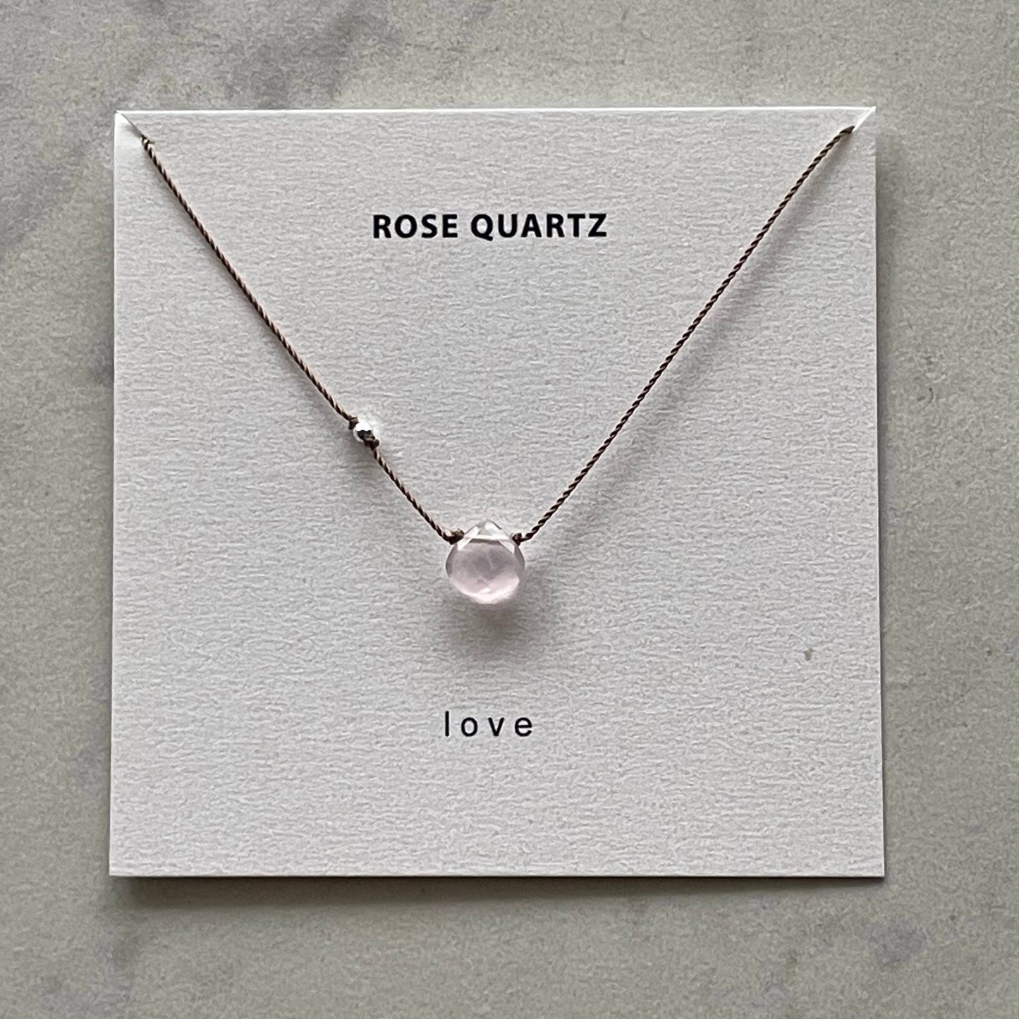 Rose Quartz Love Necklace