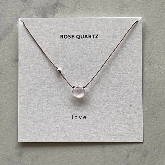 Rose Quartz Love Necklace