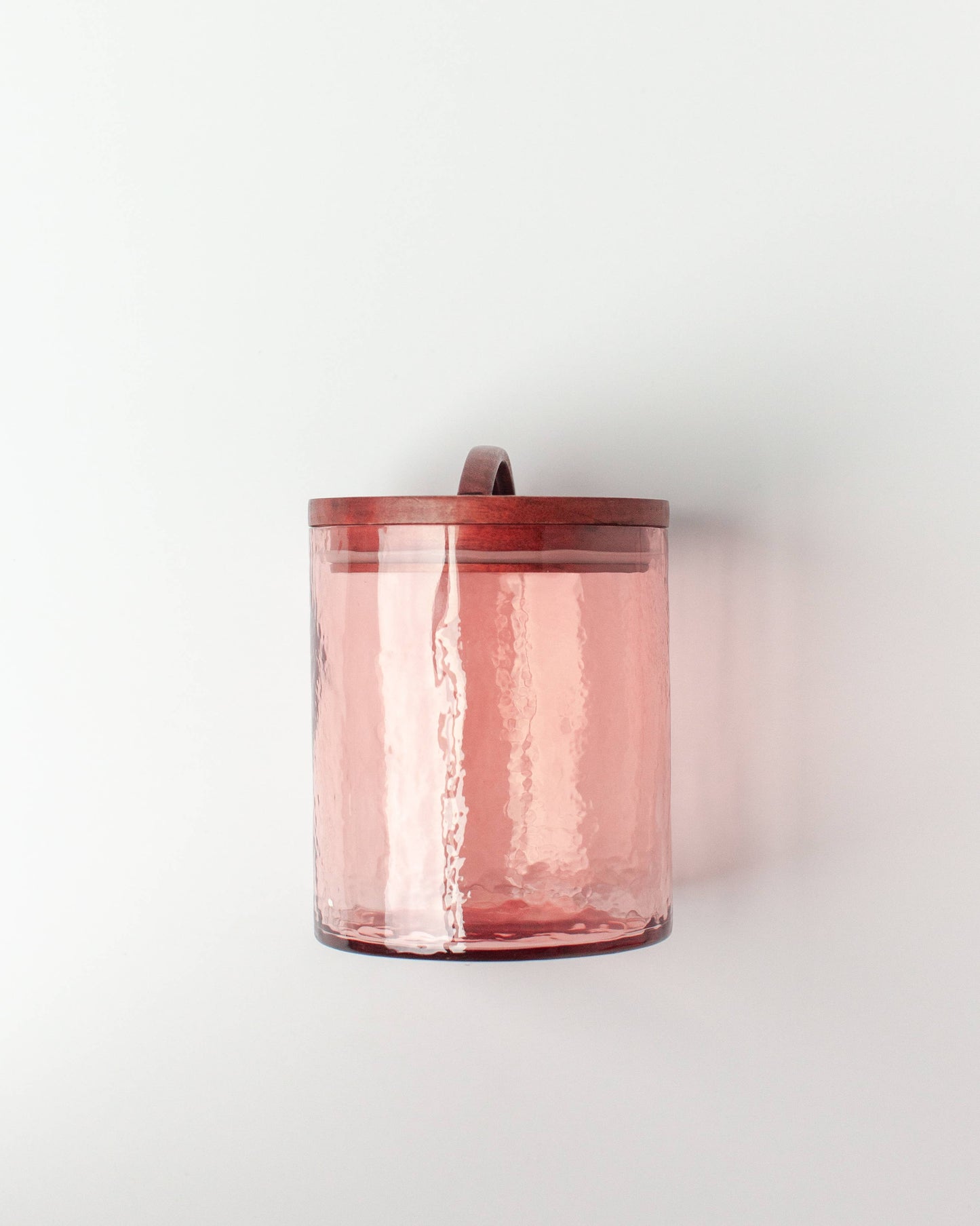 Elevate Your Space Handblown Hammered Glass Canisters