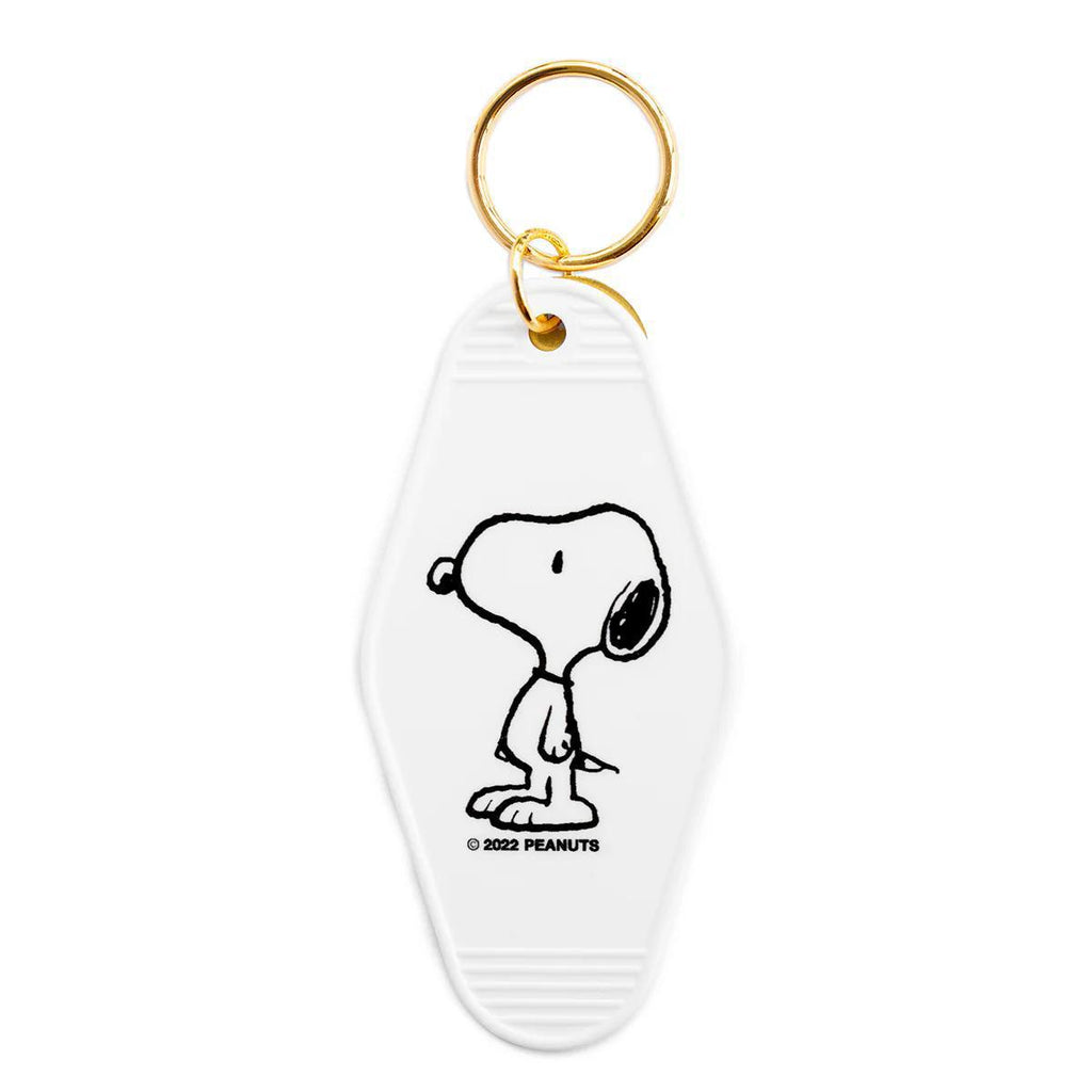 Classic Snoopy Key Tag - White