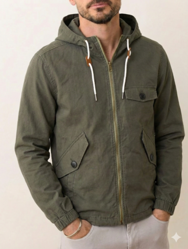 The Pierce Ripstop Windbreaker - Dark Green