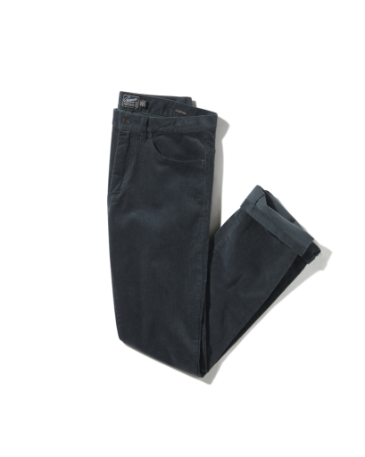 BURLINGTON CORDUROY 5 POCKETS - SLATE GRAY
