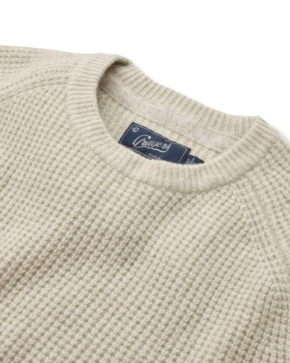 MARLOW RAGLAN CREW - ALMOND