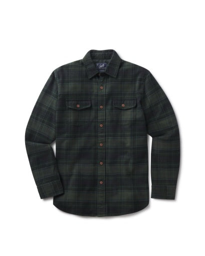 WESTLAKE HERITAGE FLANNEL - GREEN NAVY