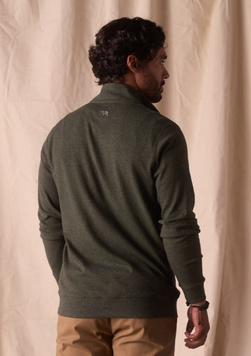Puremeso Weekend Quarter Zip - Olive - Fall 2026 product image 4
