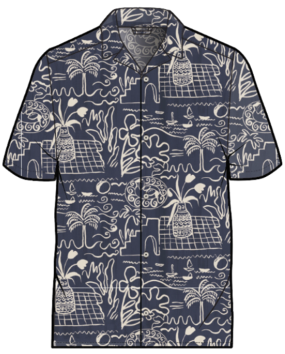 Pablo Tencel Linen Resort Shirt