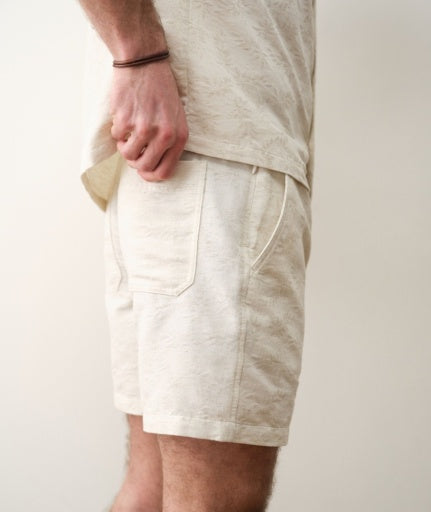 Marine Layer Saturday Beach Short 6" - Natural / Tan