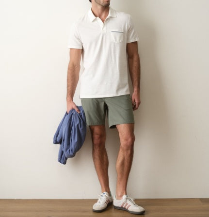 Air Pocket Polo - White