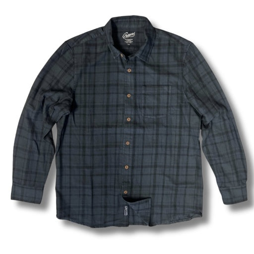GLEN FALLS SLUB TWILL SHIRT - SLATE BLUE