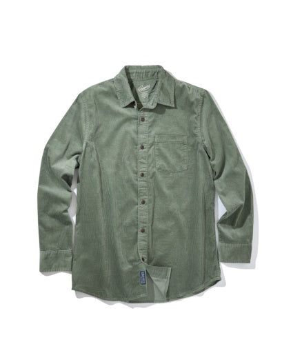 Saratoga Featherweight Corduroy Shirt - Agave