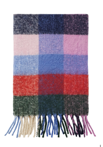 Marine Layer Brushed Scarf - Multi Check One Size