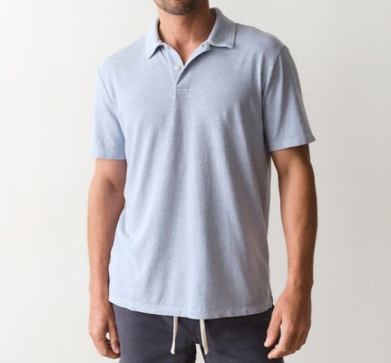 Hemp Resort Polo - Soft Chambray