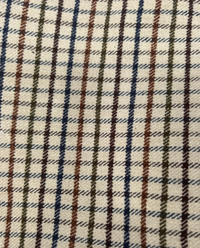 Allison Pleated Moleskin Trouser - Fall Check