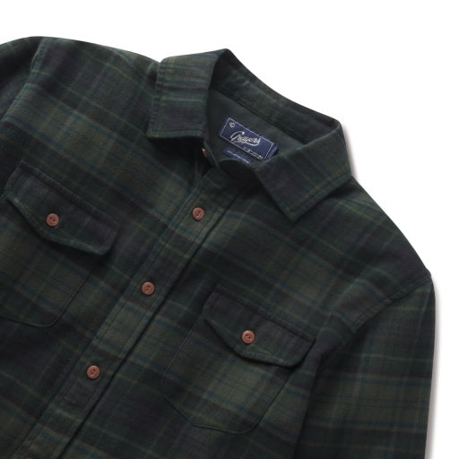 WESTLAKE HERITAGE FLANNEL - GREEN NAVY