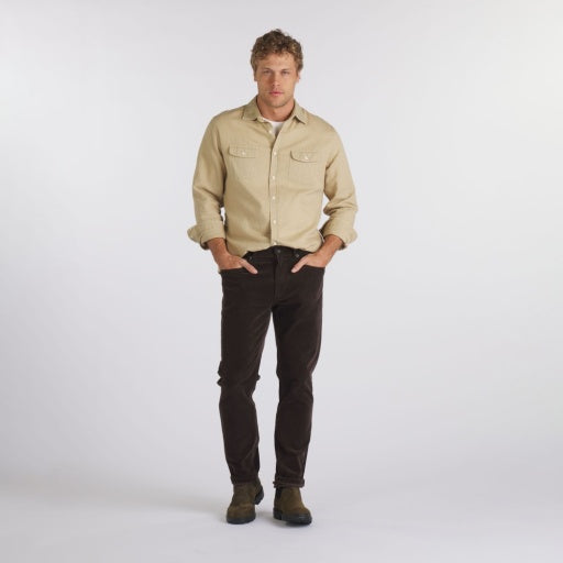 BURLINGTON CORDUROY 5 POCKETS - COFFEE BEAN