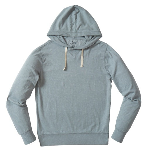 HEWITT GARMENT DYED HOODIE - WROUGHT IRON