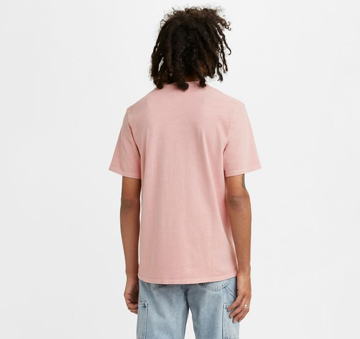 Relaxed Fit Pocket Tee - Garment Dye Powder Pink