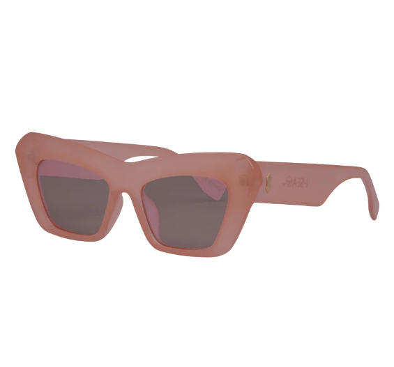 Bella Sunglasses - Pink/Light Flash Pink Mirror
