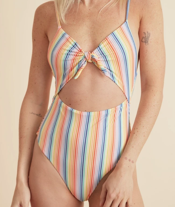 Tie 2024 front monokini